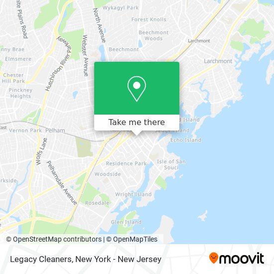 Legacy Cleaners map