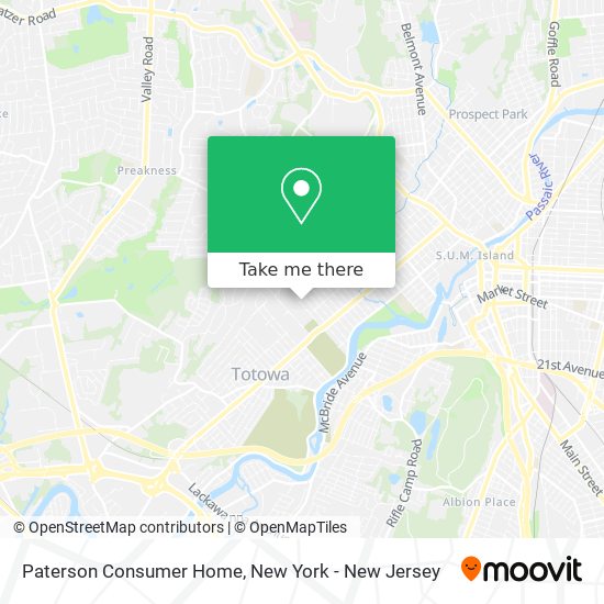 Mapa de Paterson Consumer Home