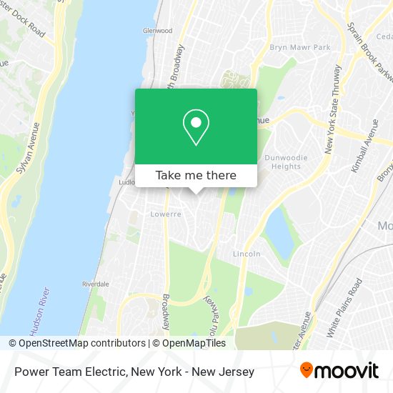 Power Team Electric map