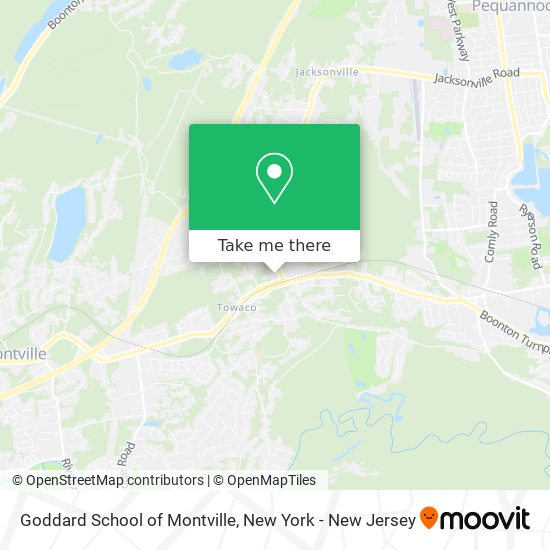 Goddard School of Montville map