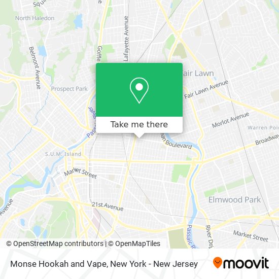Mapa de Monse Hookah and Vape