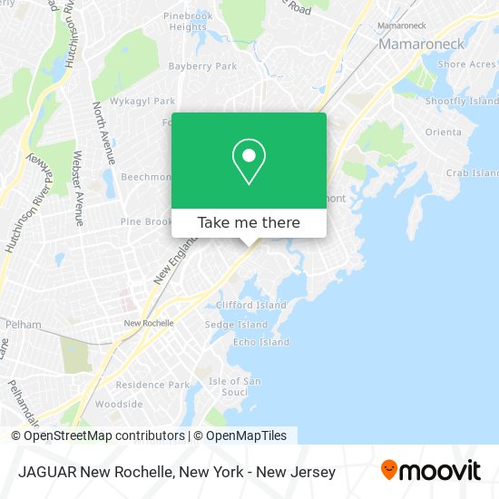 Mapa de JAGUAR New Rochelle