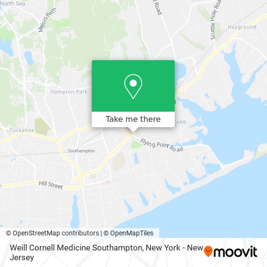 Mapa de Weill Cornell Medicine Southampton