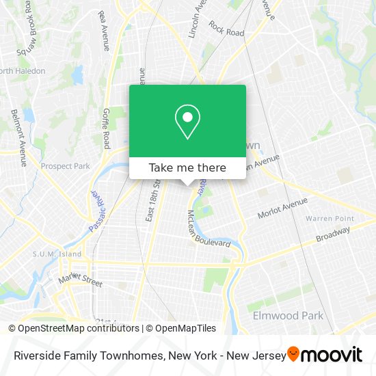 Mapa de Riverside Family Townhomes
