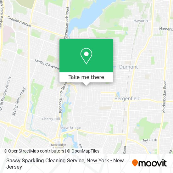 Sassy Sparkling Cleaning Service map