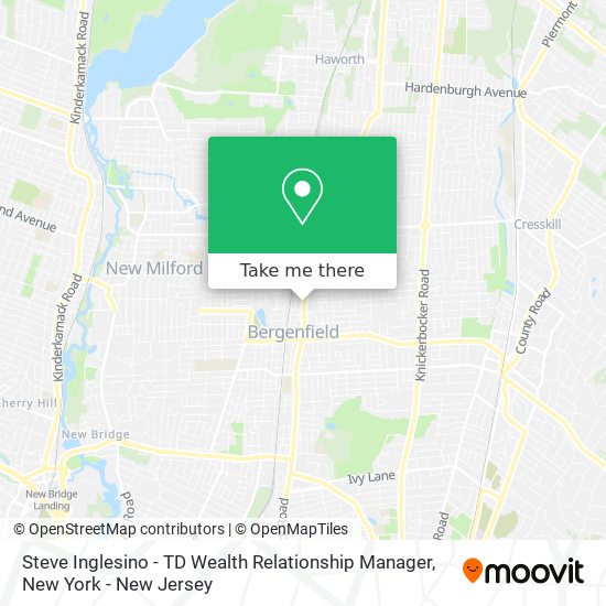 Mapa de Steve Inglesino - TD Wealth Relationship Manager