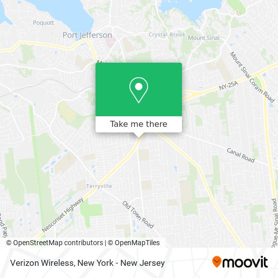 Verizon Wireless map