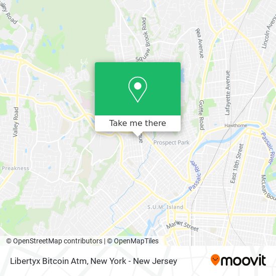 Mapa de Libertyx Bitcoin Atm