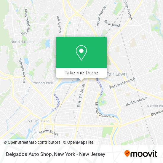Mapa de Delgados Auto Shop