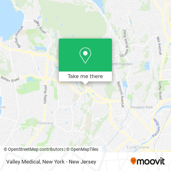 Mapa de Valley Medical
