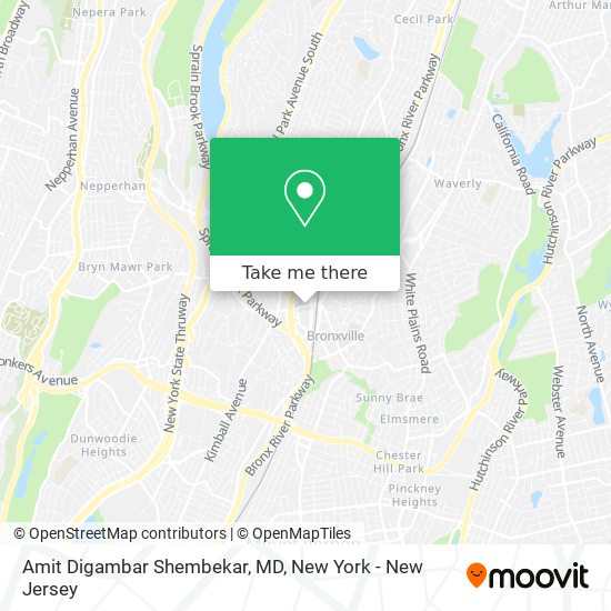 Mapa de Amit Digambar Shembekar, MD