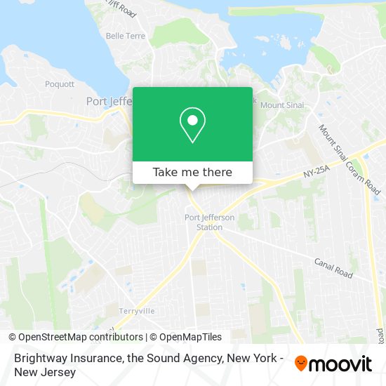 Brightway Insurance, the Sound Agency map