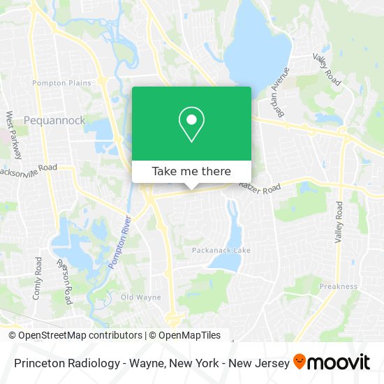 Mapa de Princeton Radiology - Wayne