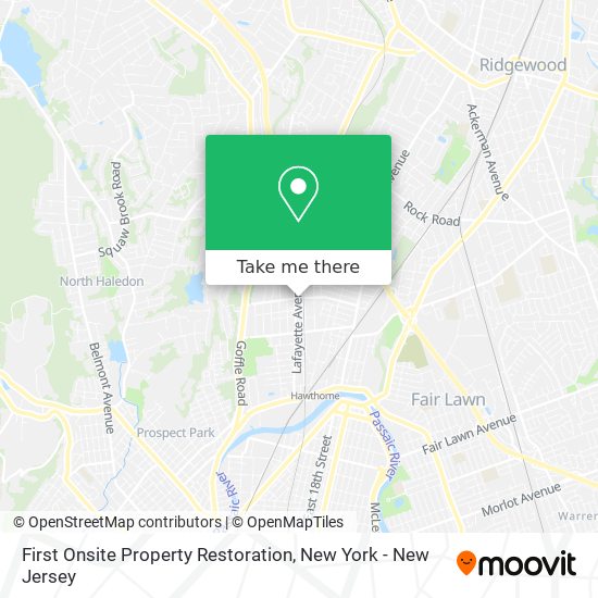 Mapa de First Onsite Property Restoration