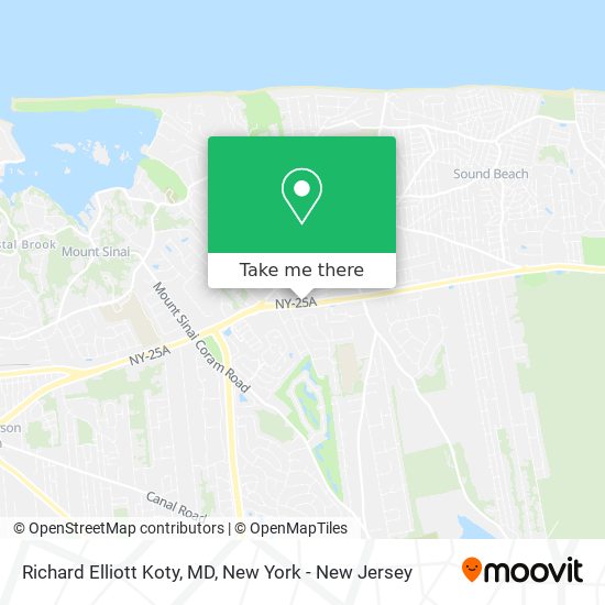 Richard Elliott Koty, MD map