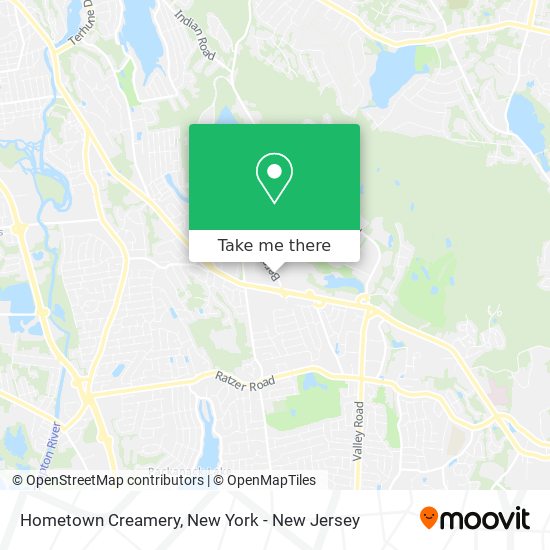 Hometown Creamery map