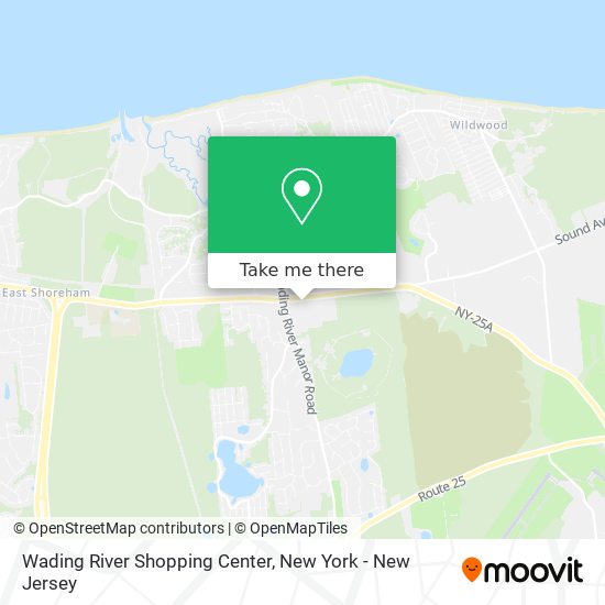 Mapa de Wading River Shopping Center