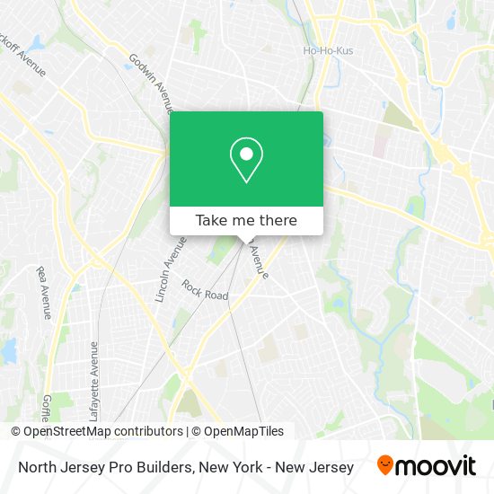 North Jersey Pro Builders map