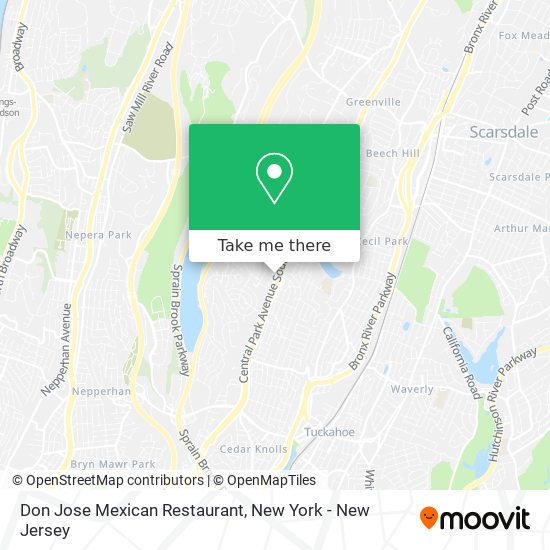 Mapa de Don Jose Mexican Restaurant