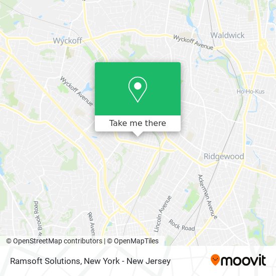 Ramsoft Solutions map