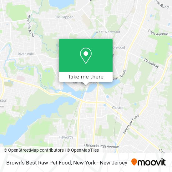 Brown's Best Raw Pet Food map