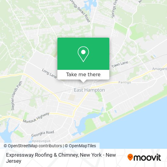 Expressway Roofing & Chimney map