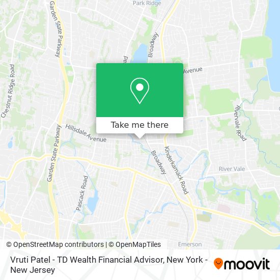 Mapa de Vruti Patel - TD Wealth Financial Advisor