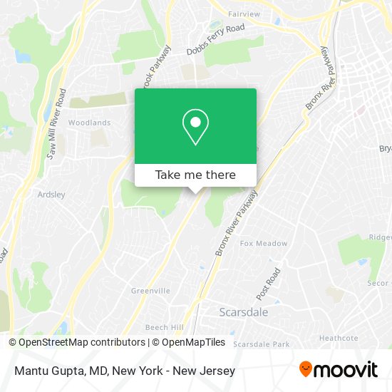 Mapa de Mantu Gupta, MD
