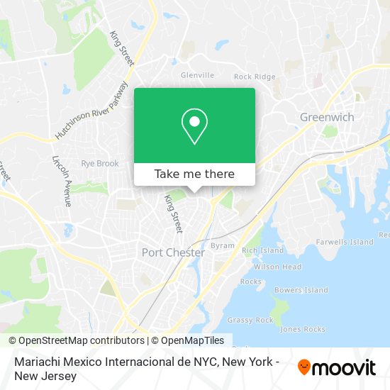 Mariachi Mexico Internacional de NYC map