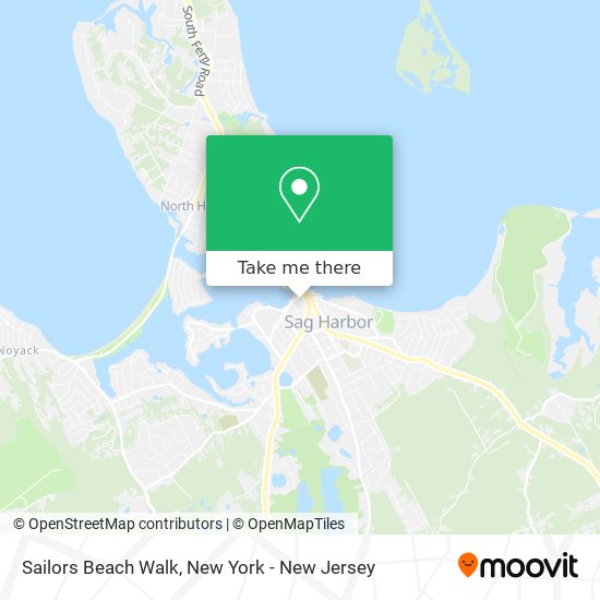 Sailors Beach Walk map