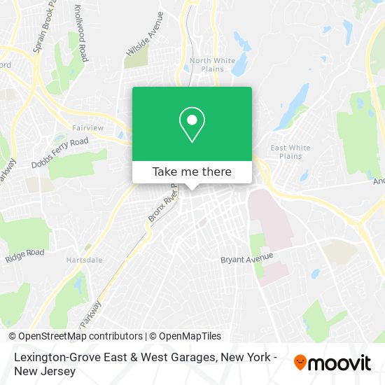 Mapa de Lexington-Grove East & West Garages