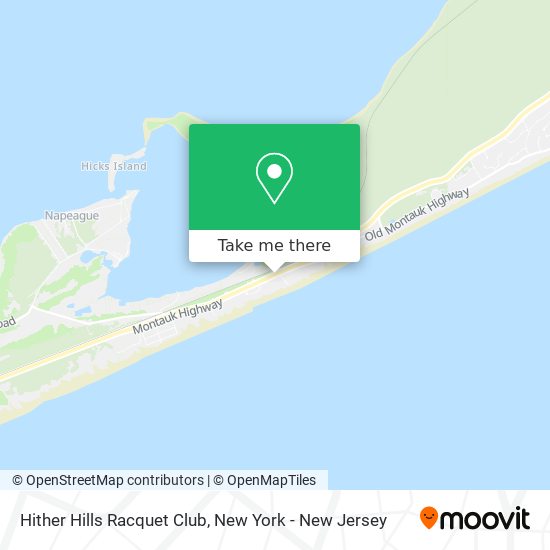 Hither Hills Racquet Club map
