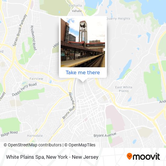 White Plains Spa map