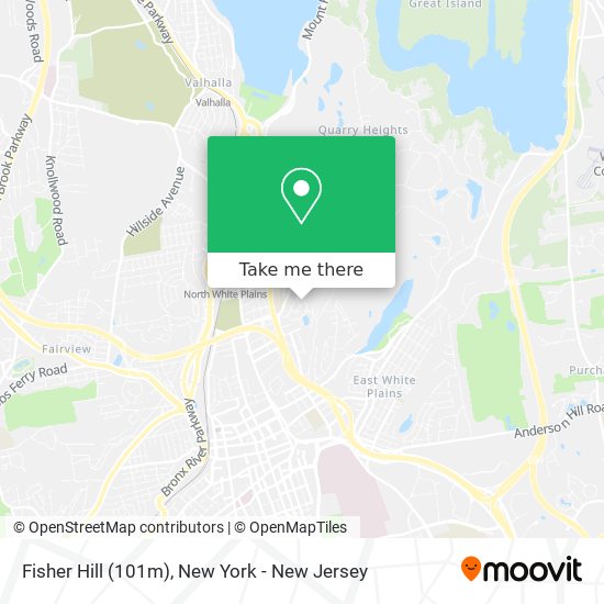 Mapa de Fisher Hill (101m)