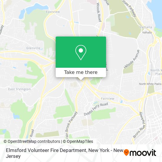 Mapa de Elmsford Volunteer Fire Department