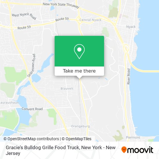 Mapa de Gracie's Bulldog Grille Food Truck