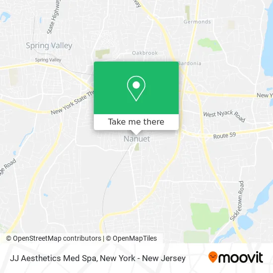 JJ Aesthetics Med Spa map