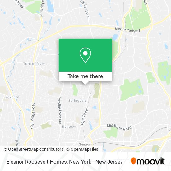 Mapa de Eleanor Roosevelt Homes