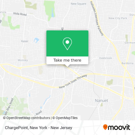 ChargePoint map