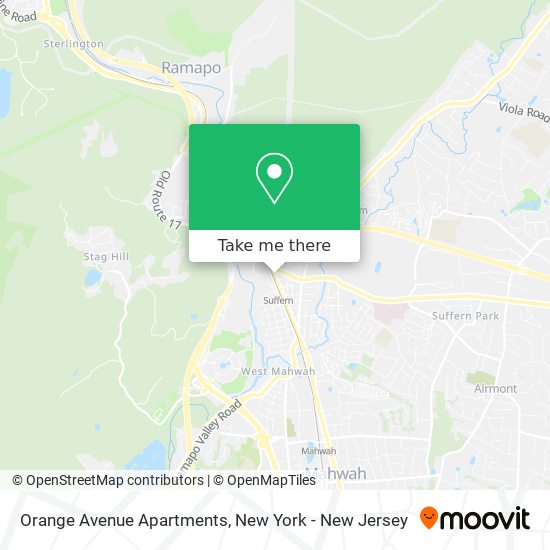 Orange Avenue Apartments map