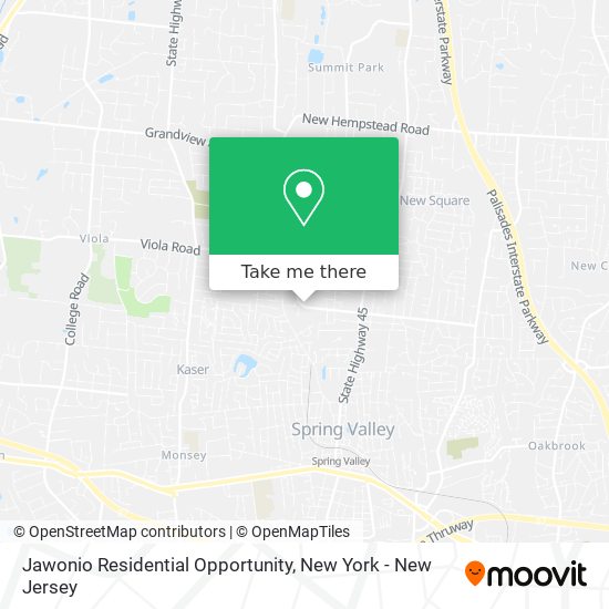 Mapa de Jawonio Residential Opportunity