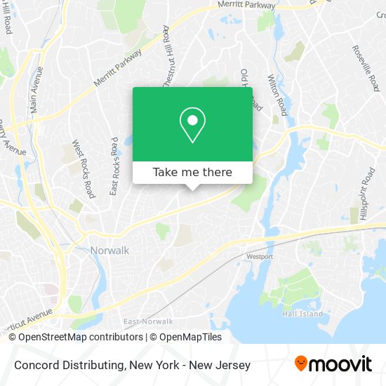 Concord Distributing map