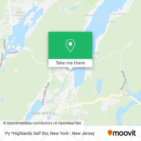 Py *Highlands Self Sto map