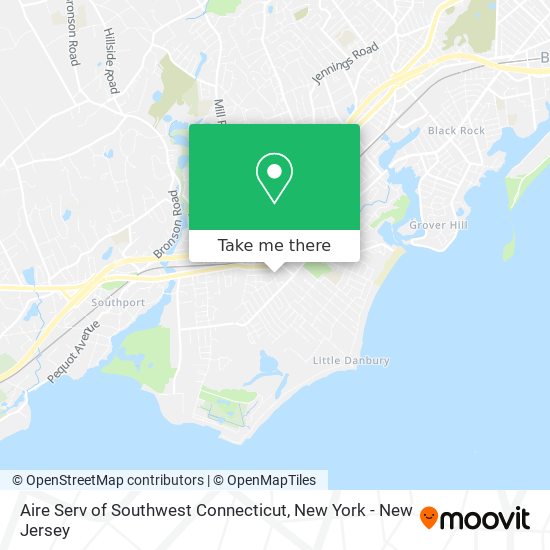 Mapa de Aire Serv of Southwest Connecticut
