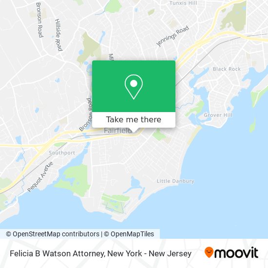 Felicia B Watson Attorney map