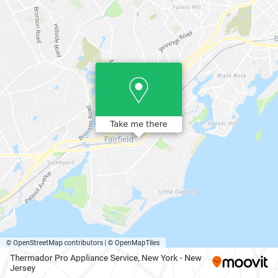 Thermador Pro Appliance Service map