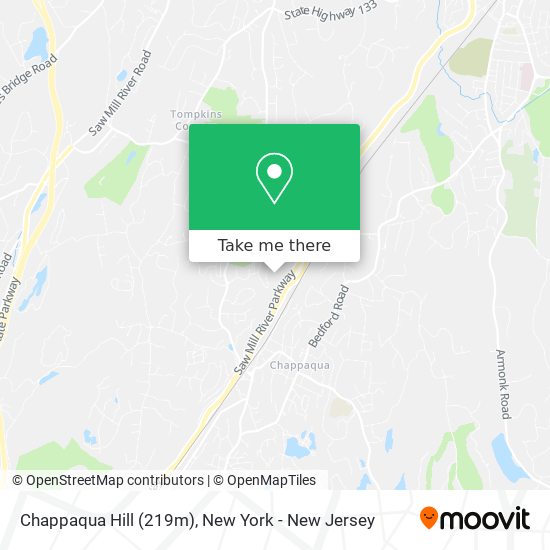 Chappaqua Hill (219m) map