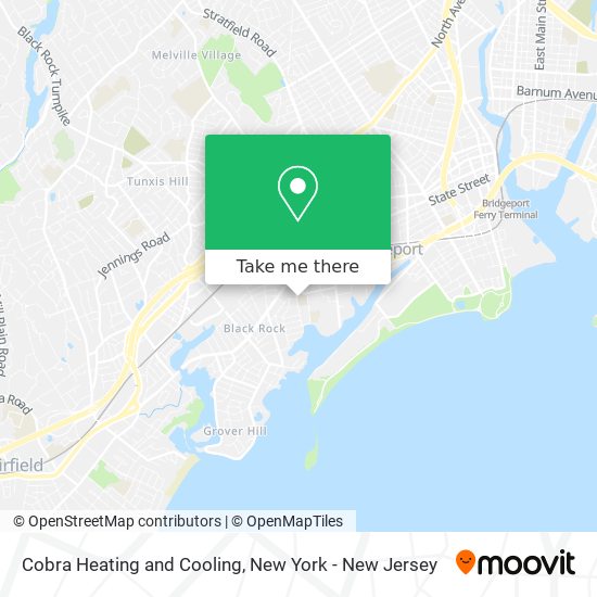 Cobra Heating and Cooling map