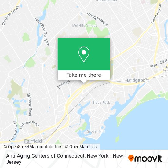 Anti-Aging Centers of Connecticut map