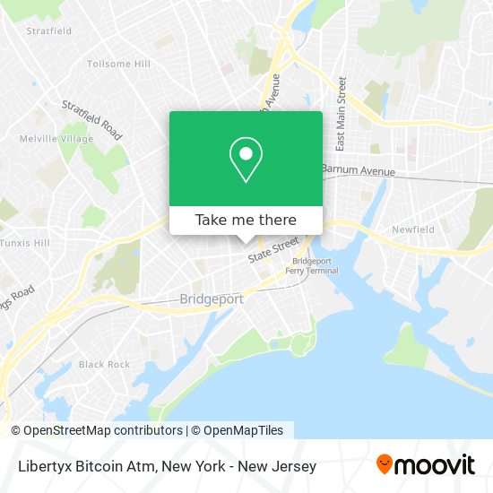 Mapa de Libertyx Bitcoin Atm